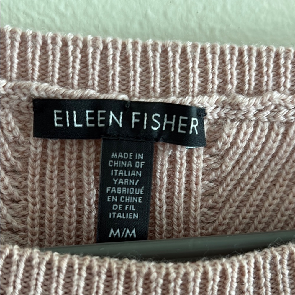 Eileen Fisher Women's Pink Sweater - Picture 2 of 4